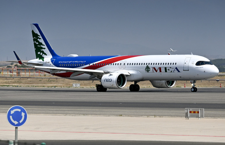 Photo of OD-MIO - Middle East Airlines Airbus A321NEO at MAD on AeroXplorer Aviation Database