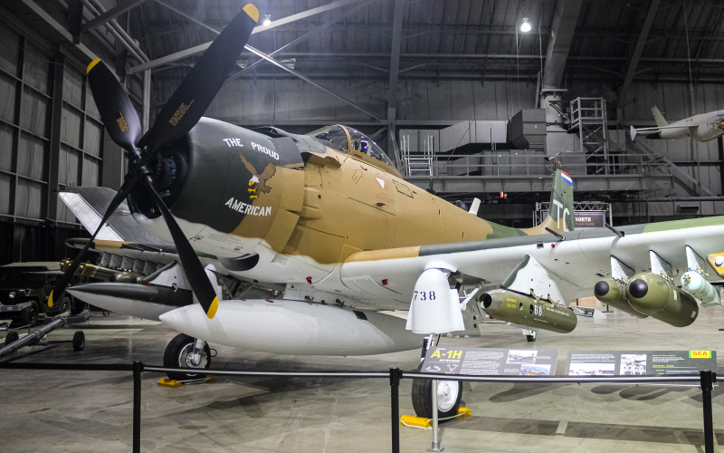 Photo of N/A - USAF - United States Air Force Douglas A-1 Skyraider at FFO on AeroXplorer Aviation Database