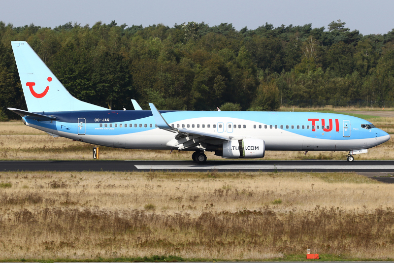 Photo of OO-JAQ - TUI Fly Boeing 737-800 at EIN on AeroXplorer Aviation Database