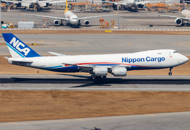 Photo of JA15KZ - Nippon Cargo Airlines Boeing 747-8F at HKG on AeroXplorer Aviation Database