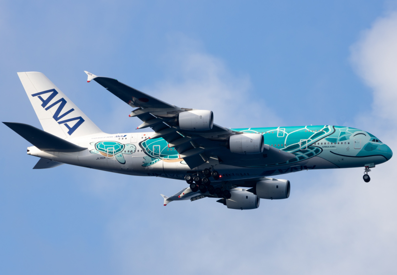 Photo of JA382A - All Nippon Airways Airbus A380-800 at HNL on AeroXplorer Aviation Database