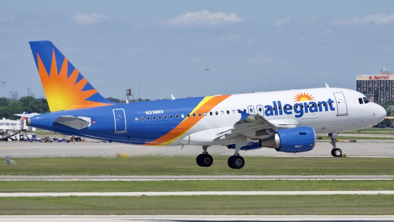 Photo of N319NV - Allegiant Air Airbus A319 at HOU on AeroXplorer Aviation Database