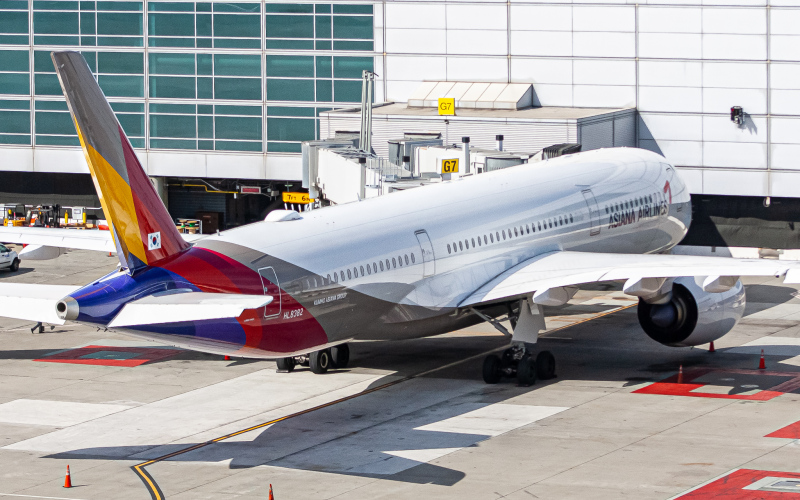 Photo of HL8382 - Asiana Airlines Airbus A350-900 at SFO on AeroXplorer Aviation Database