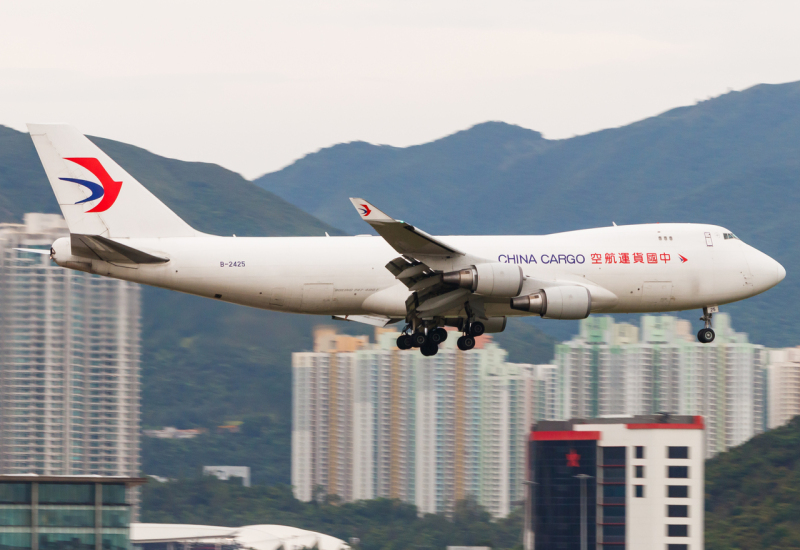 Photo of B-2425 - China Eastern Cargo Boeing 747-400F at HKG on AeroXplorer Aviation Database