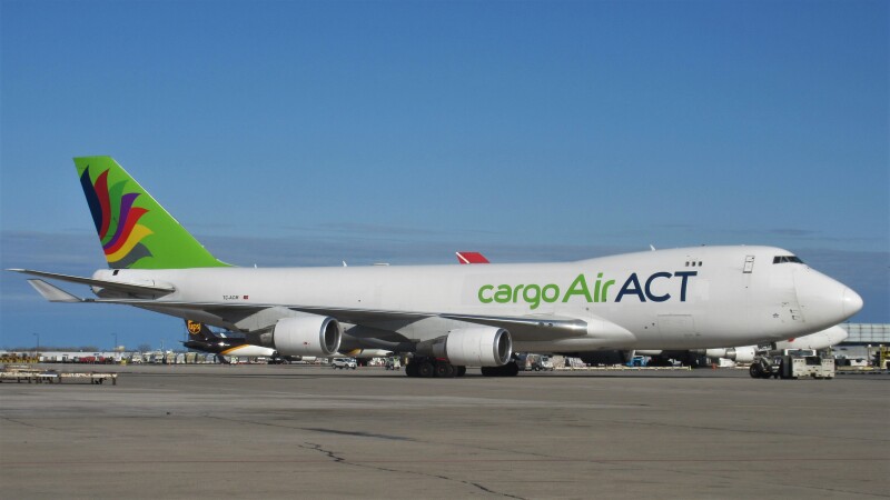 Photo of TC-ACM - AirACT Boeing 747-400 at ORD on AeroXplorer Aviation Database