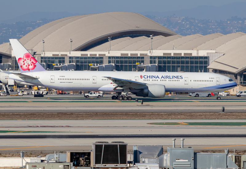 Photo of B-18003 - China Airlines Boeing 777-300ER at LAX on AeroXplorer Aviation Database