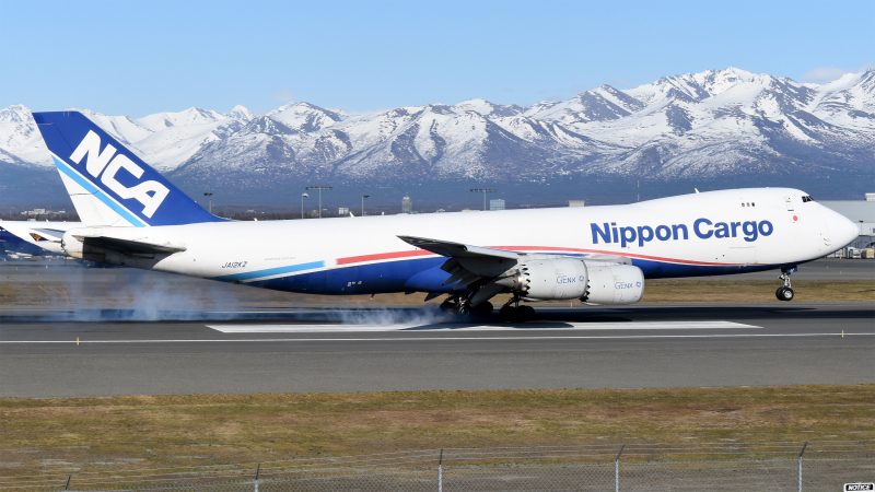 Photo of JA12KZ - Nippon Cargo Airlines Boeing 747-8F at ANC on AeroXplorer Aviation Database