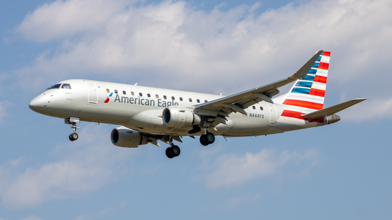 Photo of N444YX - American Eagle Embraer E175LR at BWI on AeroXplorer Aviation Database