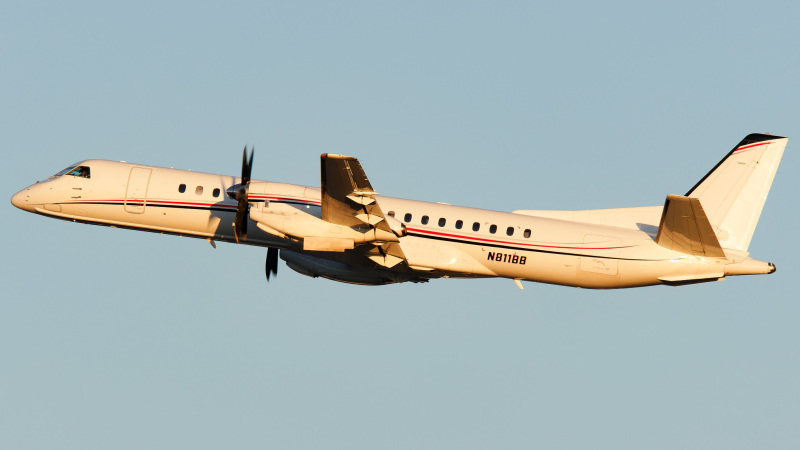 Photo of N811BB - Meregrass Saab 2000 at TPA on AeroXplorer Aviation Database