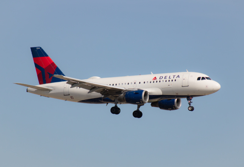 Photo of N314NB - Delta Airlines Airbus A319 at BOI on AeroXplorer Aviation Database