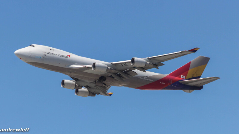 Photo of HL7436 - Asiana Cargo Boeing 747-400 at LAX on AeroXplorer Aviation Database