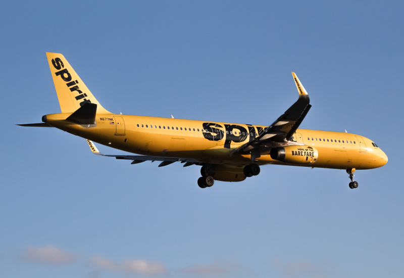 Photo of N677NK - Spirit Airlines Airbus A321-231 at EWR on AeroXplorer Aviation Database