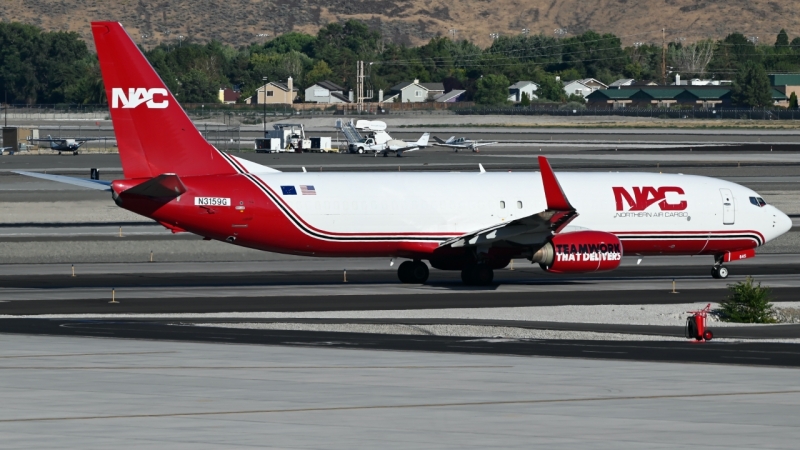 Photo of N3159G - Northern Air Cargo Boeing 737-800F at RNO on AeroXplorer Aviation Database