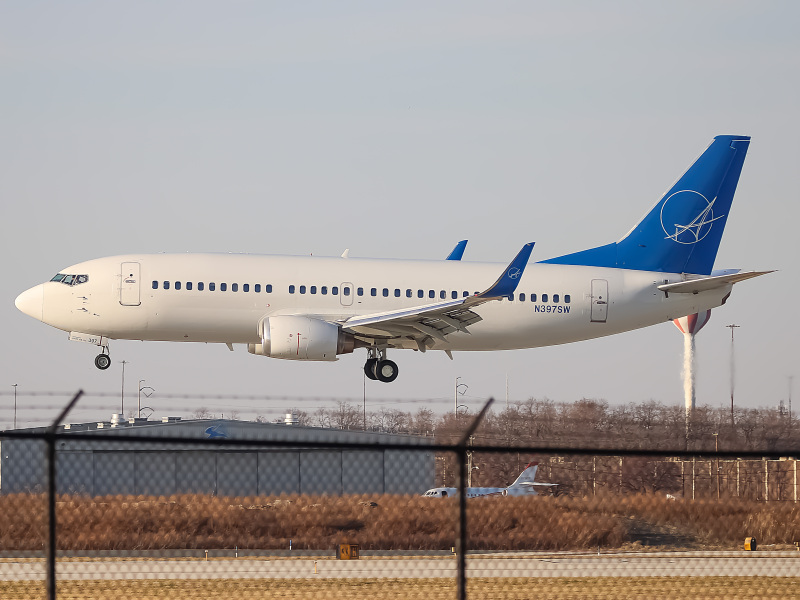 Photo of N397SW - Swift Air Boeing 737-300 at PHL on AeroXplorer Aviation Database