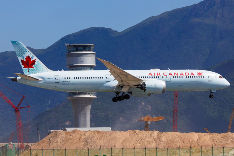 Photo of C-FRSA - Air Canada Boeing 787-9 at HKG on AeroXplorer Aviation Database