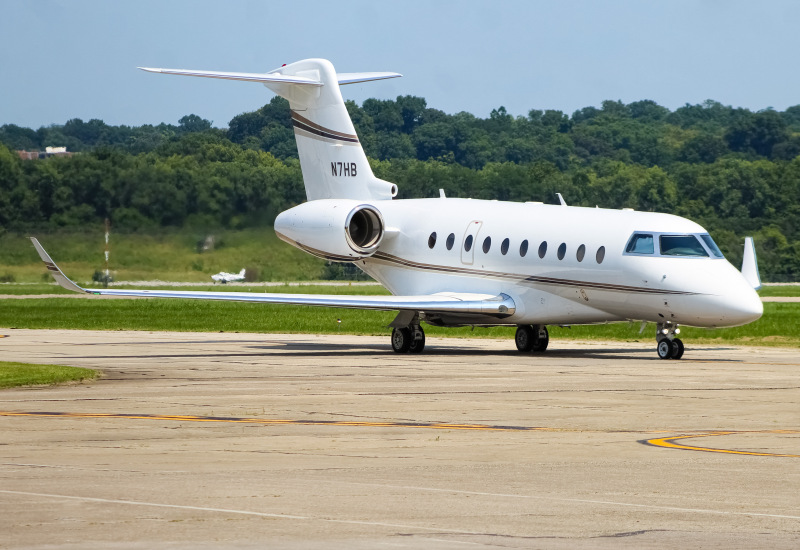 Photo of N7HB - PRIVATE  Gulfstream G280 at LUK on AeroXplorer Aviation Database
