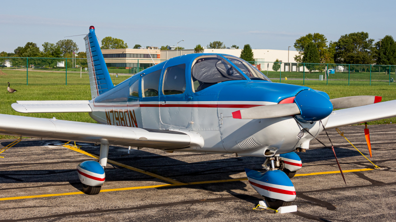 Photo of N7980N - PRIVATE Piper 28 Cherokee at DLZ on AeroXplorer Aviation Database