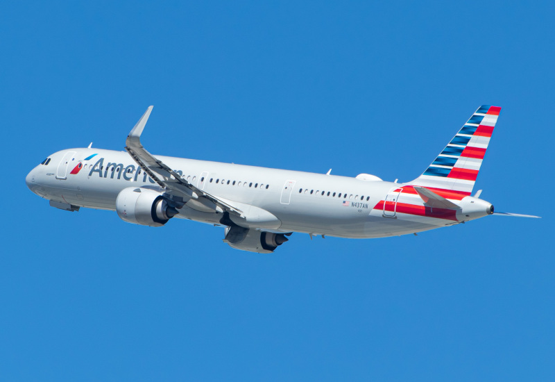 Photo of N437AN - American Airlines Airbus A321NEO at LAX on AeroXplorer Aviation Database
