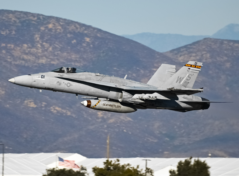 Photo of 164881 - USMC - United States Marine Corp McDonnel Douglas F/A-18 Hornet at SDM on AeroXplorer Aviation Database