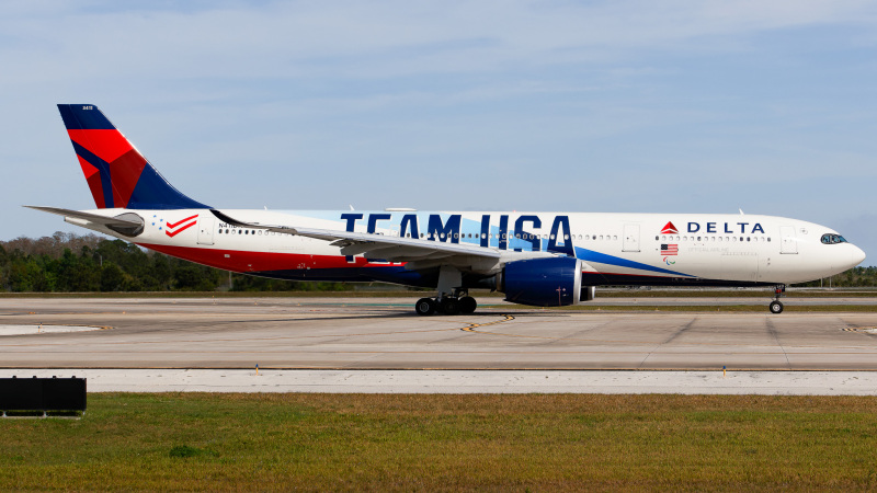 Photo of N411DX - Delta Airlines Airbus A330-900 at MCO on AeroXplorer Aviation Database