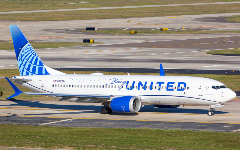 Photo of n27261 - United Airlines Boeing 737 MAX 8 at TPA on AeroXplorer Aviation Database