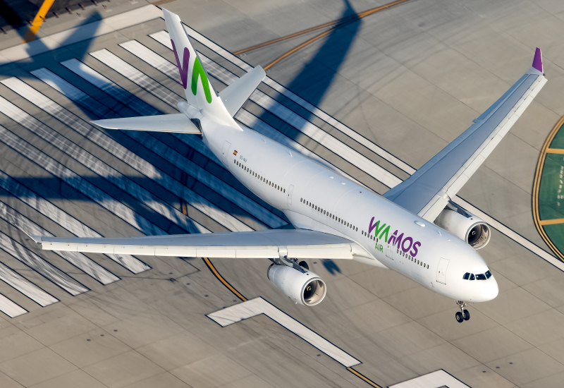 Photo of EC-NUI - Wamos Air Airbus A330-200 at LAX on AeroXplorer Aviation Database