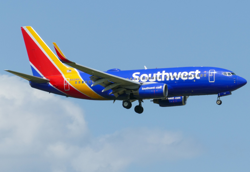 Photo of N412WN - Southwest Airlines Boeing 737-700 at AUS on AeroXplorer Aviation Database