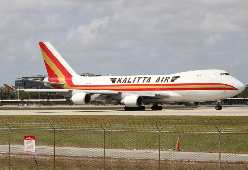 Photo of N401KZ - Kalitta Air Boeing 747-400F at MIA on AeroXplorer Aviation Database