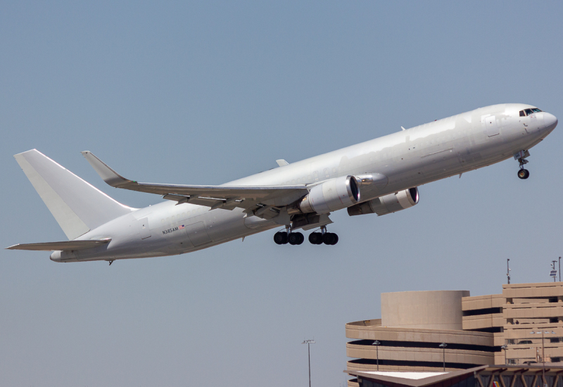 Photo of N385AM - Air Transport International Boeing 767-300ERF at PHX on AeroXplorer Aviation Database