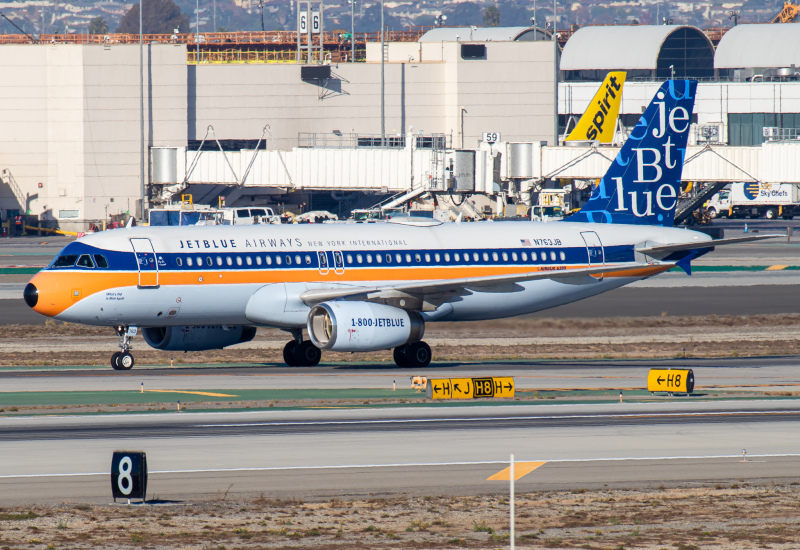 Photo of N763JB - JetBlue Airways Airbus A320-200 at LAX on AeroXplorer Aviation Database