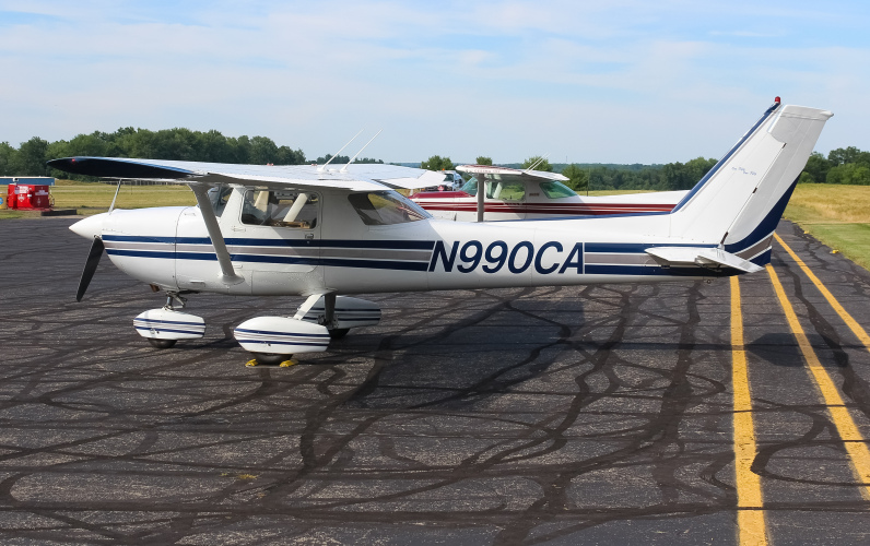 Photo of N990CA - PRIVATE  Cessna 150 at I69 on AeroXplorer Aviation Database