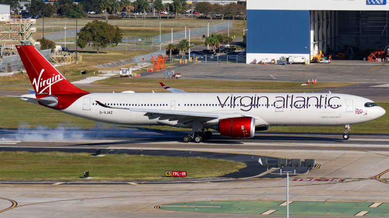 Photo of G-VJAZ - Virgin Atlantic Airbus A330-900 at TPA on AeroXplorer Aviation Database
