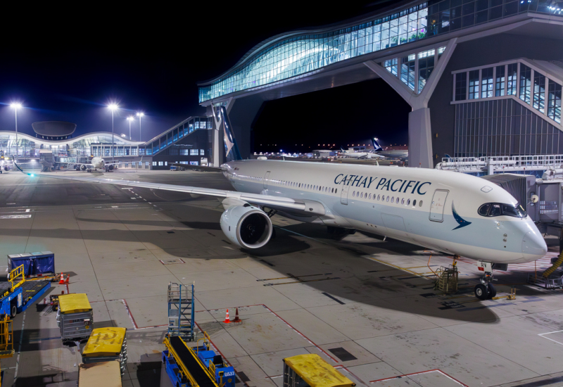 Photo of B-LRV - CATHAY PACIFIC Airbus A350-900 at HKG on AeroXplorer Aviation Database