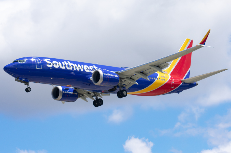 Photo of N8813Q - Southwest Airlines Boeing 737 MAX 8 at SJC on AeroXplorer Aviation Database
