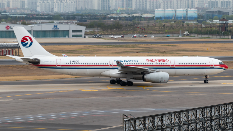 Photo of B-6100 - China Eastern Airlines Airbus A330-300 at GMP on AeroXplorer Aviation Database