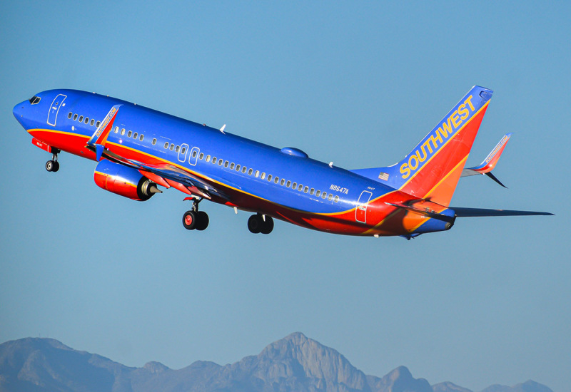 Photo of N8647A - Southwest Airlines Boeing 737-800 at TUS on AeroXplorer Aviation Database