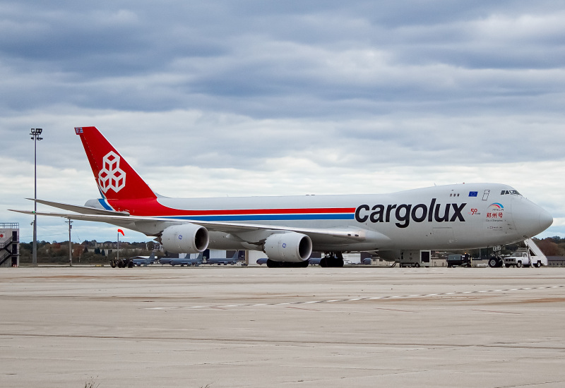 Photo of LX-VCJ - Cargolux Boeing 747-8F at MKE on AeroXplorer Aviation Database