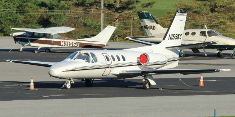 Photo of N159KC - PRIVATE Cessna Citation 501 at MQS on AeroXplorer Aviation Database