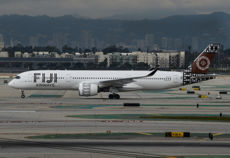 Photo of DQ-FAM - Fiji Airways Airbus A350-900 at LAX on AeroXplorer Aviation Database