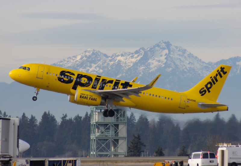 Photo of N645NK - Spirit Airlines Airbus A320 at SEA on AeroXplorer Aviation Database