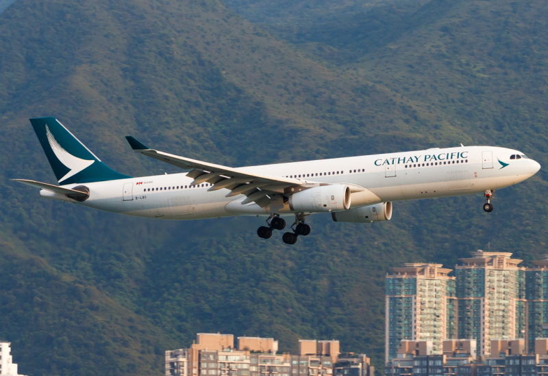 Photo of B-LBC - Cathay Pacific Airbus A330-300 at HKG on AeroXplorer Aviation Database