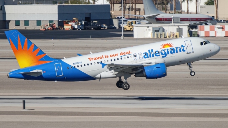 Photo of N301NV - Allegiant Air Airbus A319 at LAS on AeroXplorer Aviation Database