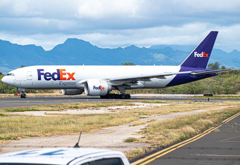 Photo of N868FD - FedEx Boeing 777-F at HNL on AeroXplorer Aviation Database
