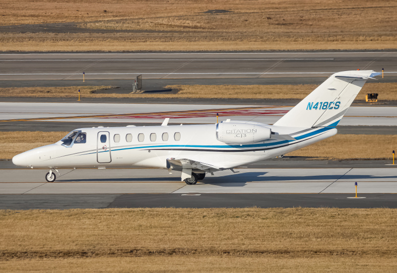 Photo of N418CS - PRIVATE Cessna Citation CJ3 at IAD on AeroXplorer Aviation Database
