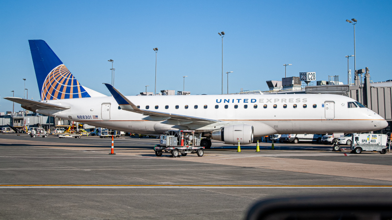 Photo of N88301 - United Express Embraer E175 at IAD on AeroXplorer Aviation Database