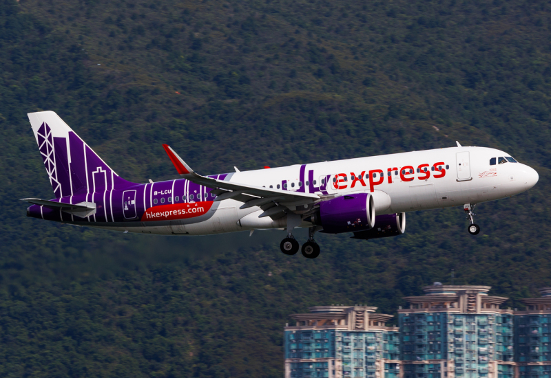 Photo of B-LCU - Hong Kong Express Airbus A320NEO at HKG on AeroXplorer Aviation Database