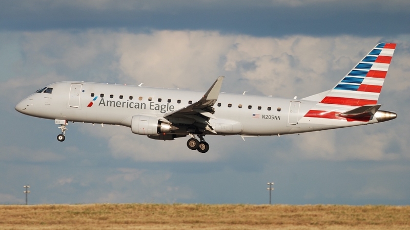 Photo of N205NN - American Eagle Embraer E175 at DFW on AeroXplorer Aviation Database