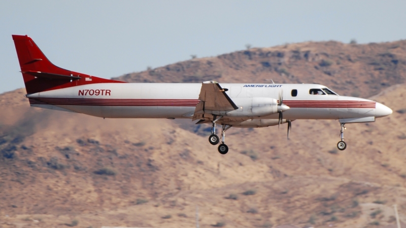 Photo of N709TR - Ameriflight Swearingen Metroliner at PHX on AeroXplorer Aviation Database