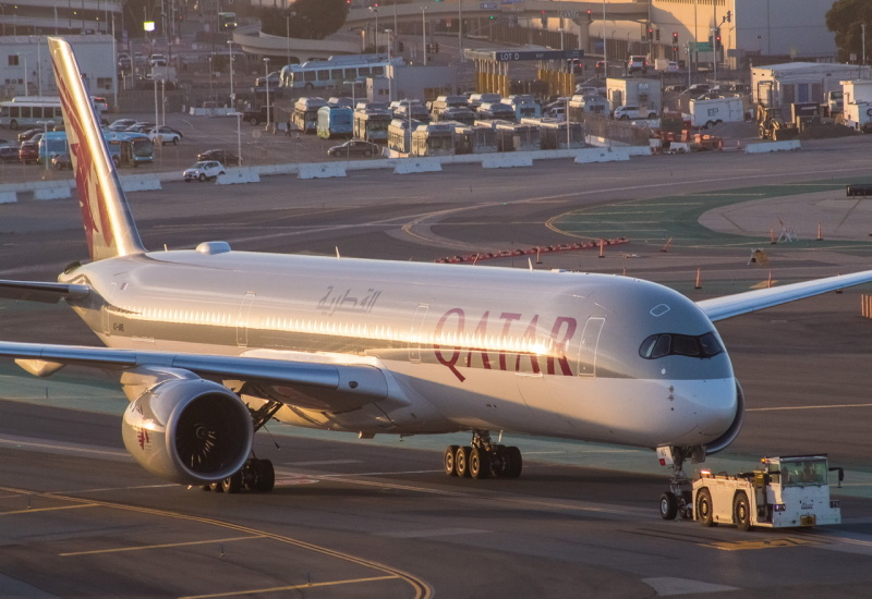 Photo of A7-ANS - Qatar Airways Airbus A350-1000 at SFO on AeroXplorer Aviation Database