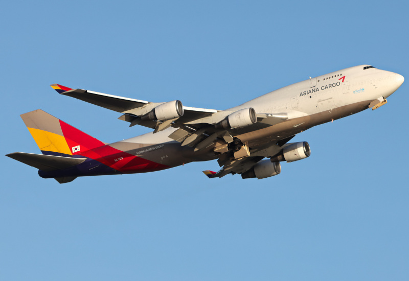 Photo of HL7413 - Asiana Airlines Cargo Boeing 747-400F at HKG on AeroXplorer Aviation Database